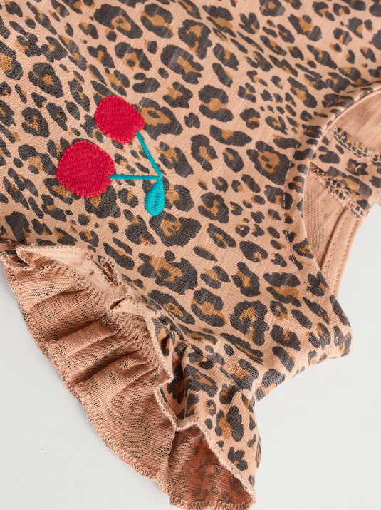 Next Embroidered Cherry Romper