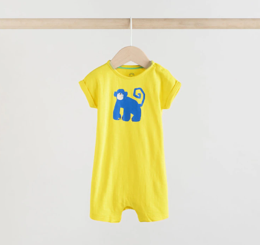 Next Gorilla Print Romper