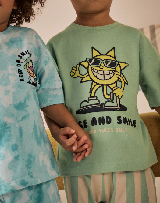 Next "See and Smile" Shirt & Shorts Set