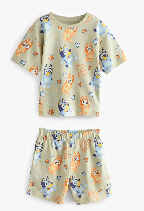 Next Bluey Shirt & Shorts Set