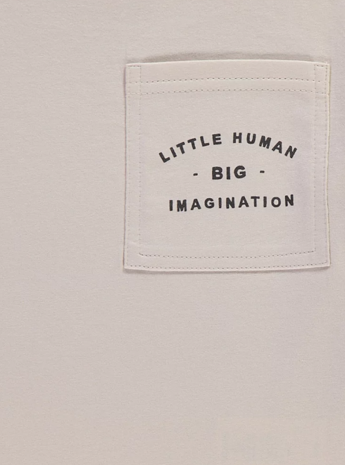 George "Little Human Big Imagination" Pack of 3 Shirts