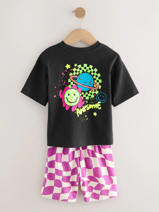 Next "Roar" Shirt & Shorts Set