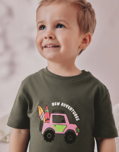 Next "New Adventures" Shirt & Shorts Set