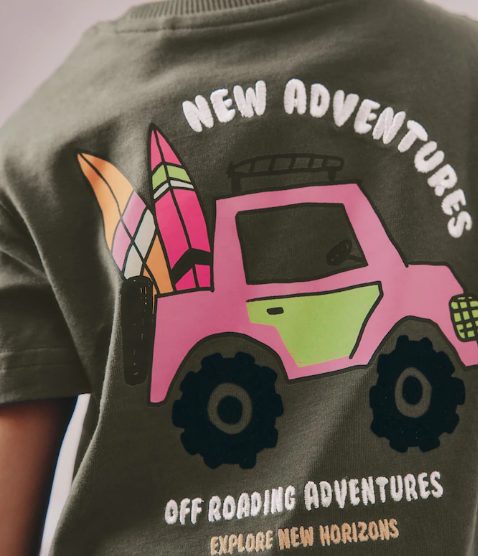 Next "New Adventures" Shirt & Shorts Set