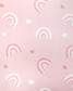 George Heart Rainbow Print Blanket