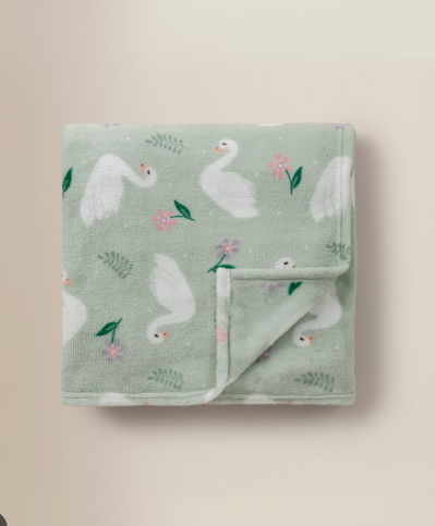 George Swan Print Blanket
