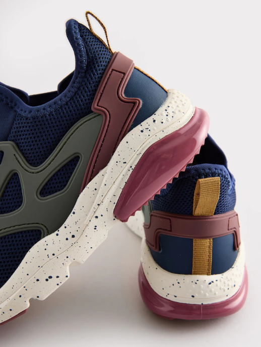 Next Fastening Elastic Lace Trainers