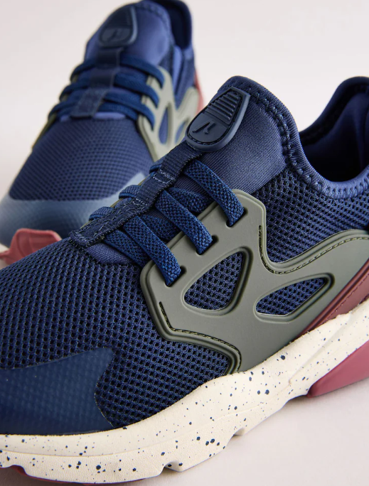 Next Fastening Elastic Lace Trainers