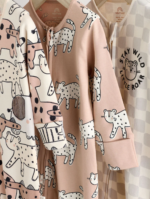 Next "Little Roar" Sleepsuit