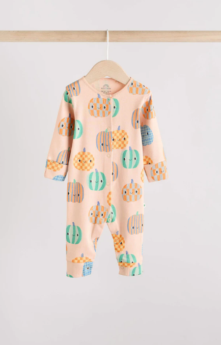 Next Pumpkin Sleepsuit
