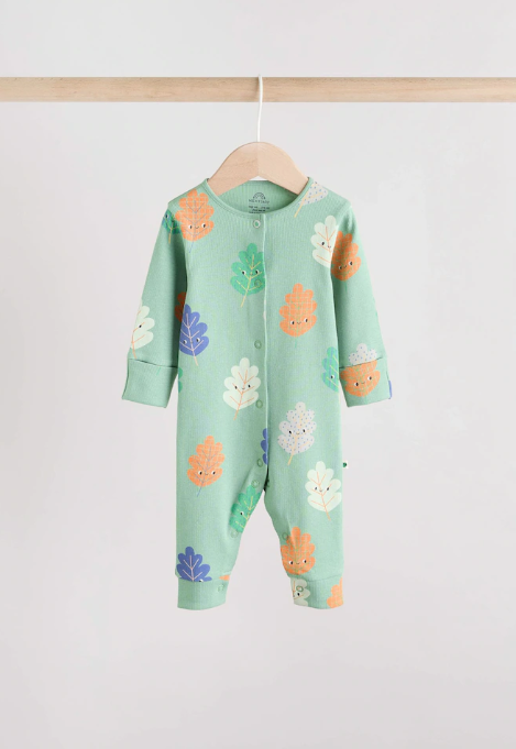 Next Ribbed Sleepsuit