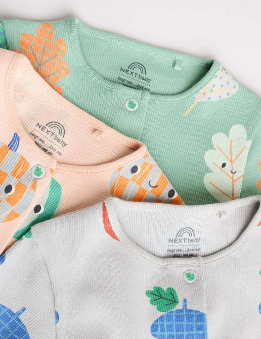 Next Ribbed Sleepsuit
