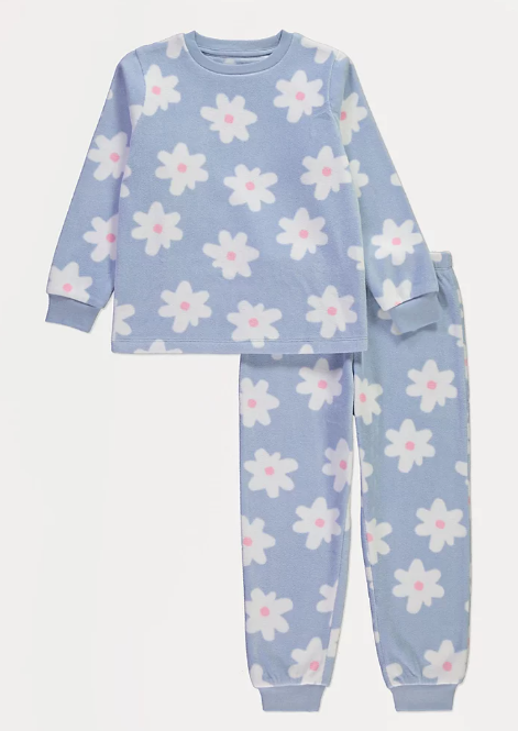 George Daisy Fleece Shift & Trouser Set