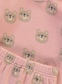 George Teddy Bear Print Fleece Shirt & Trouser Set