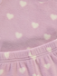 George Heart Print Fleece Shirt & Trouser Set