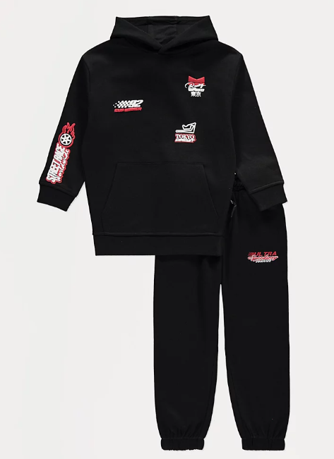 George "Speedway Racing" Back Graphic Hoodie