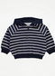 George Striped Zip Up Hoodie