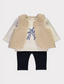 George Borg Gilet Bow Top and Trouser Set