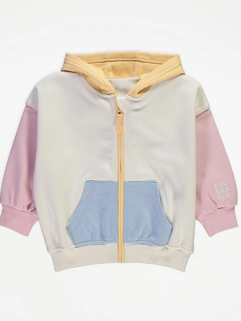 George Fleeced Zip Through Hoodie
