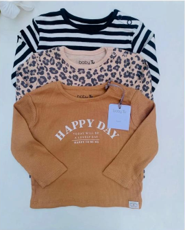 Tu Clothing "Happy Day" Pack of 3 shirts