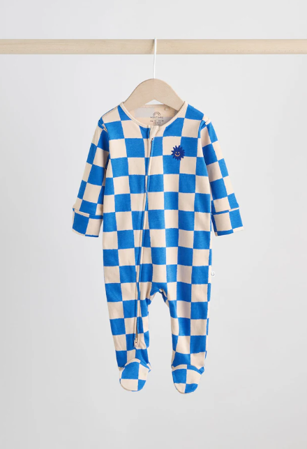 Next Checked Sleepsuit