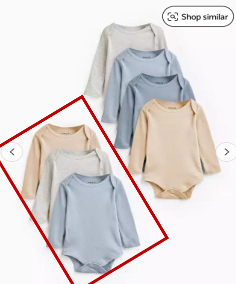 Tu Clothing pack of 3 Bodysuits