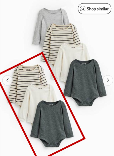 Tu Clothing pack of 3 Bodysuits