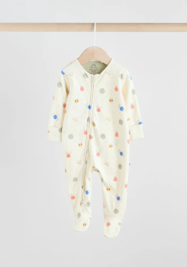 Next Zip-Fasten Sleepsuit