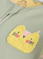 Next Appliqué Cat Face Sleepsuit