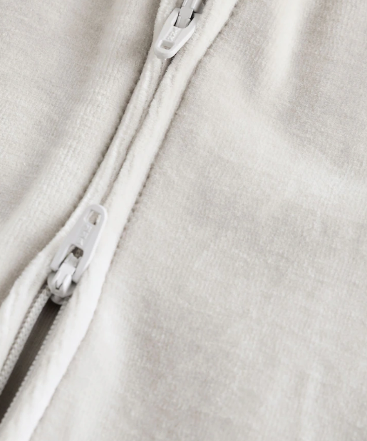 Next Embroided Clouds Velour Sleepsuit