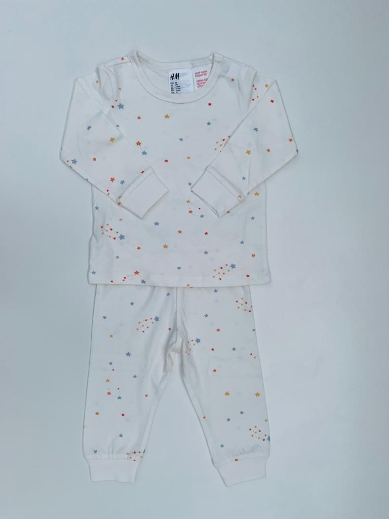 H&M White PJ Set