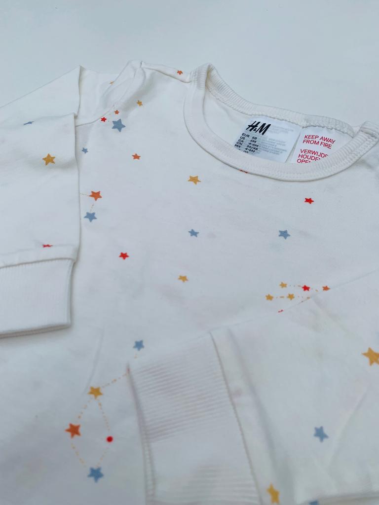 H&M White PJ Set