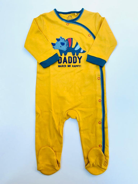 Next "DADDY" Yellow Sleep suit