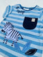 Next appliquéd Zebra Shirt & Short