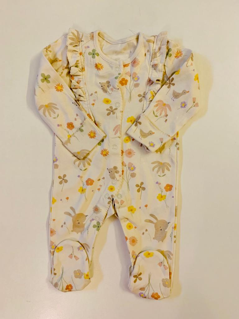 George Cream Sleepsuit