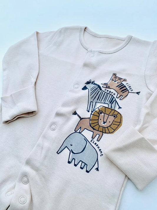 George Safari Themed Sleepsuit