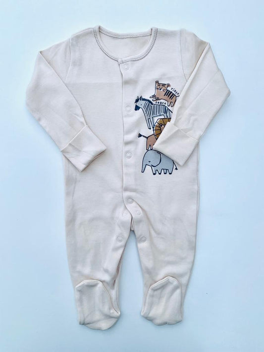 George Safari Themed Sleepsuit