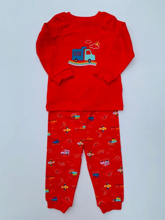 George Vehicles  Themed Pj Set