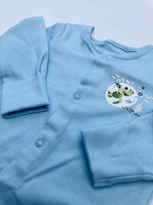 George  buttoned Sleepsuit