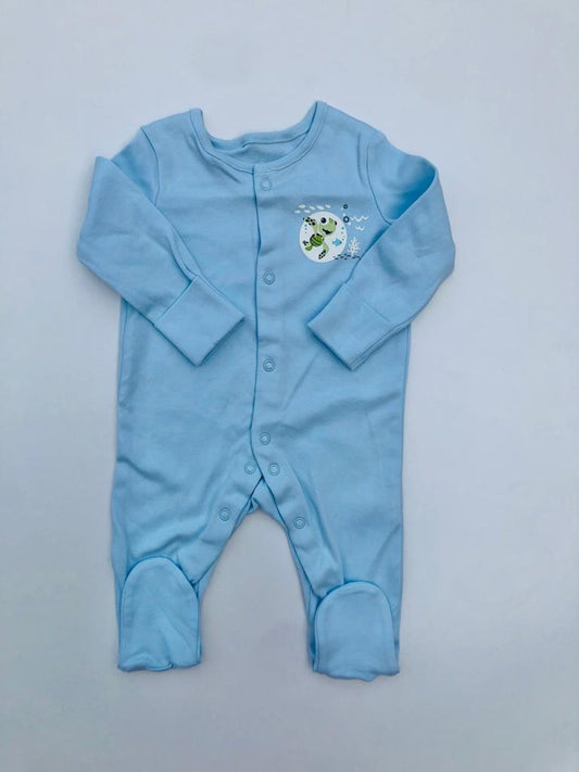 George  buttoned Sleepsuit
