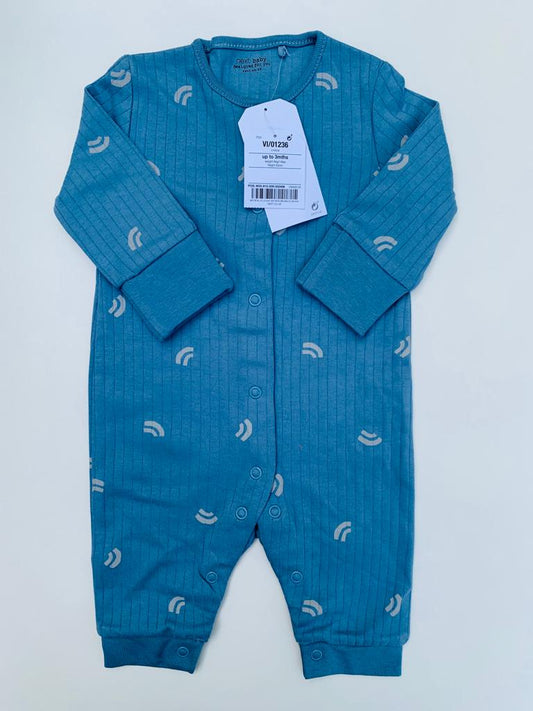 Next Ribbed Sleepsuit