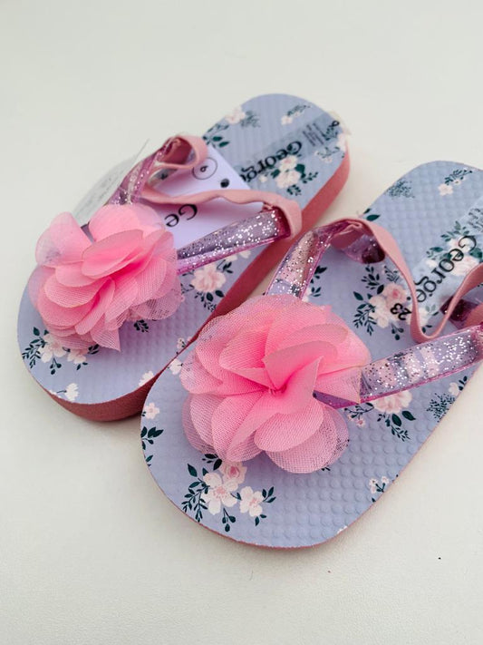 George Pink Floral Sandals