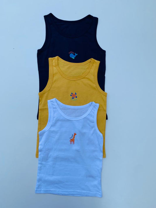 George Pack of 3 Vests