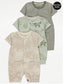 George Pack of 3 Rompers