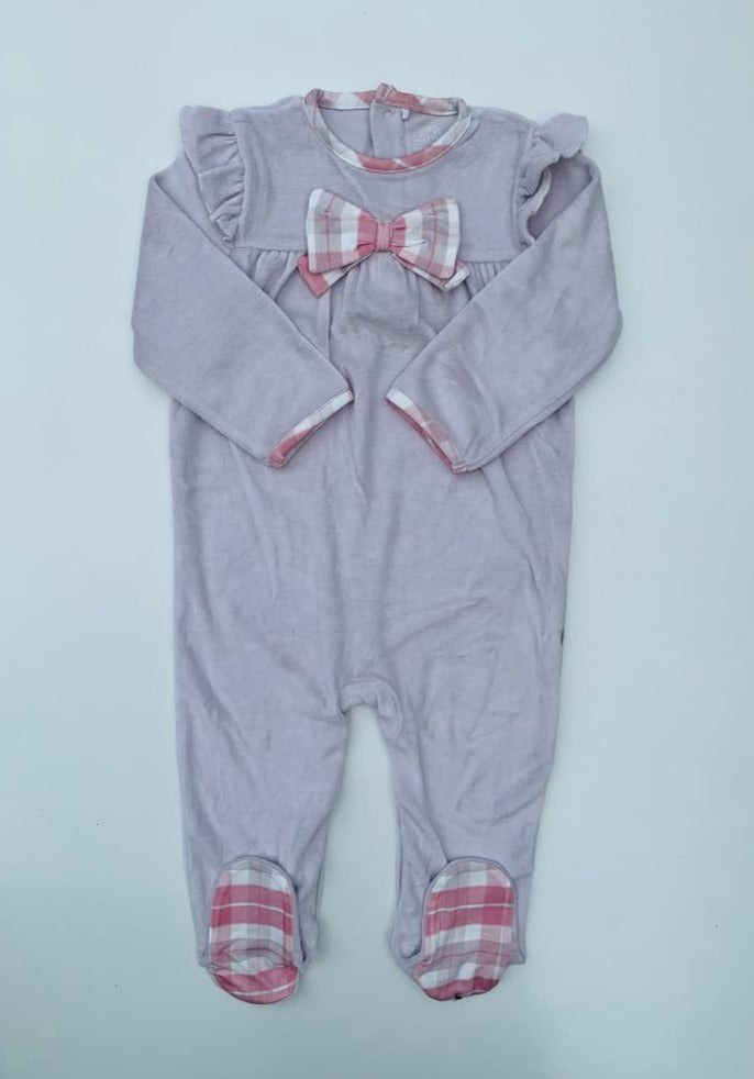 Next Velour Sleepsuit