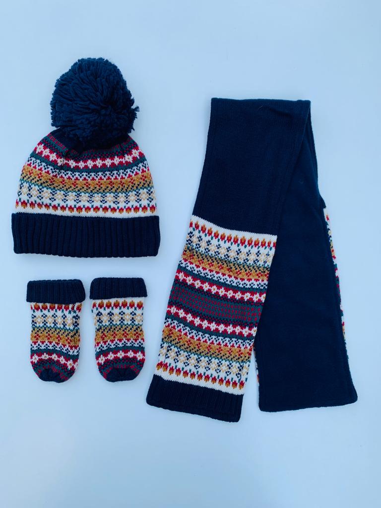 Next Cap & Mittens With Scarf