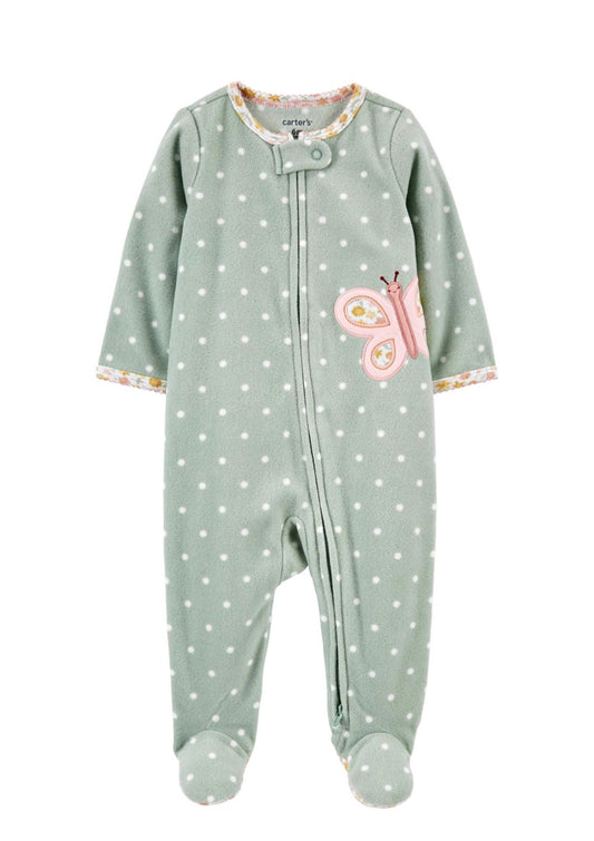 Carter's Appliqued Butterfly Sleepsuit