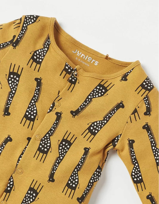 Juniors Giraffes Sleepsuit