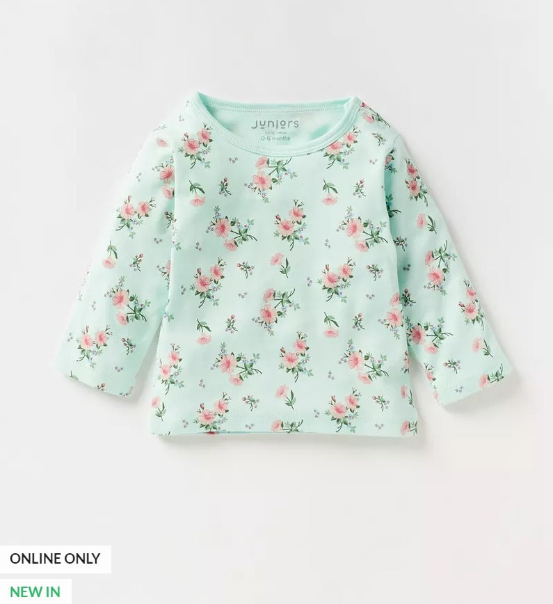 Juniors Floral  Shirt & Trouser Set
