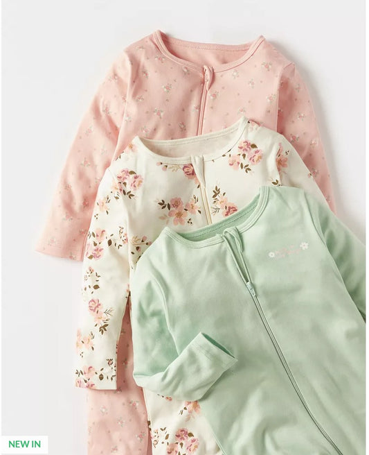 Juniors Floral Sleepsuit